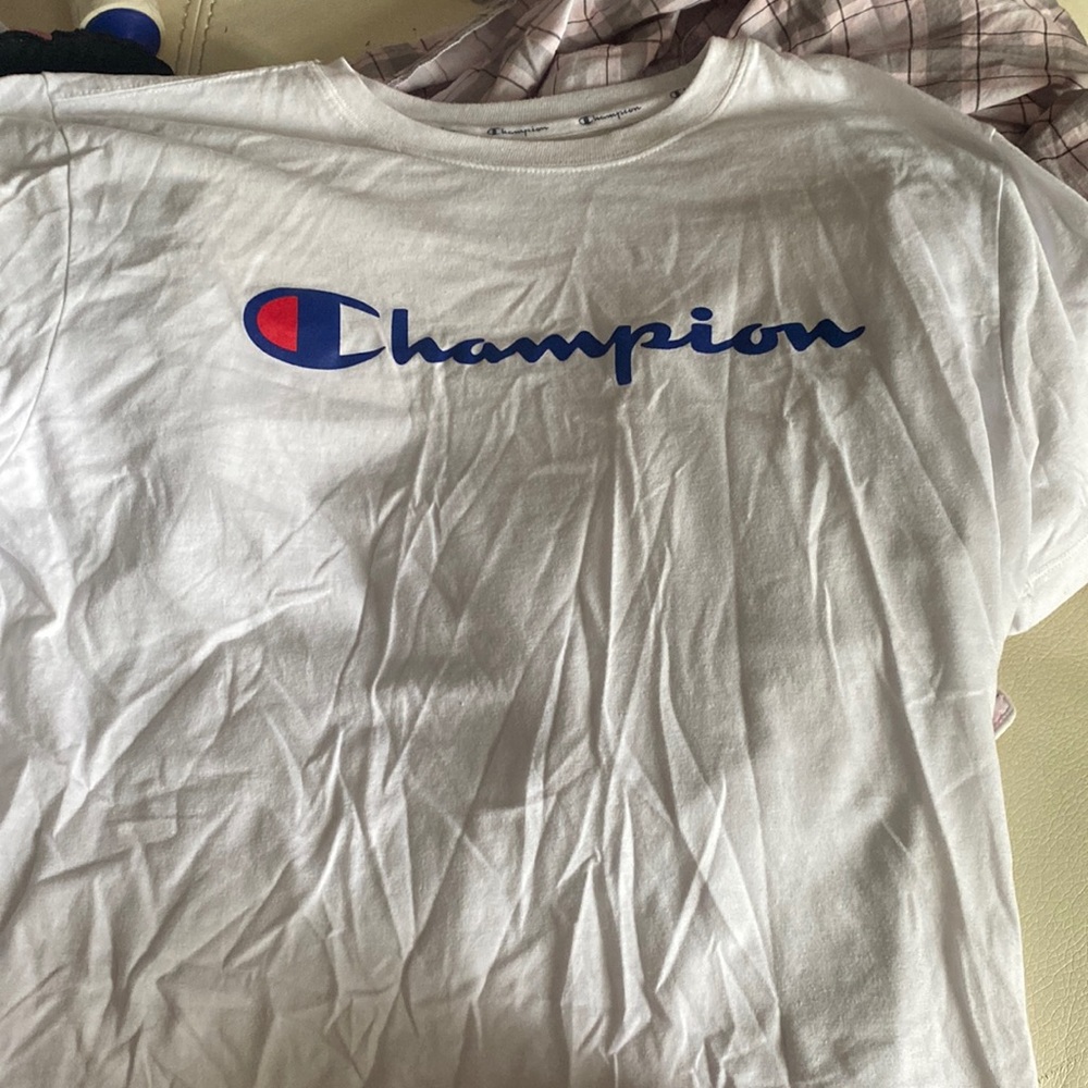 White champion shirt